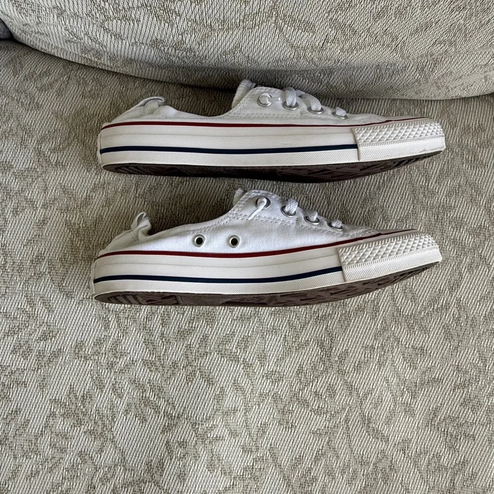 Converse Chuck Taylor All Star Shoreline White Slip On Sneakers Women's 7.5 NWOT